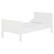 Brooklyn Single Bed White Sturdy and Modern Bedroom Furniture for Kids