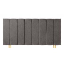 Bircham Small Double Headboard Grey Modern Upholstered Bedroom Decor Accent