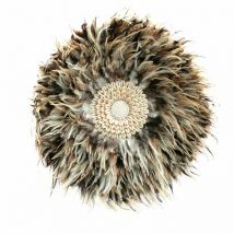 Coastal Tribal Juju Wall D��cor - Grey Brown