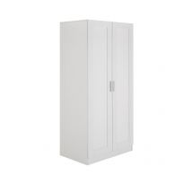 Taryn Kids 2 Door Wardrobe - White Stylish and Spacious Kids Bedroom Storage