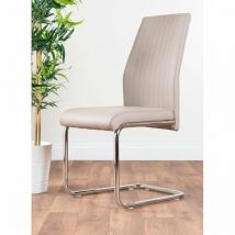 Cadenza Upholstered Dining Chair - Cappuccino Grey