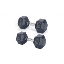 Pro Fitness 15kg Hex Dumbbell Set