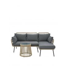Monaco Corner Chaise - Natural Stylish and Comfortable Living Room Seating