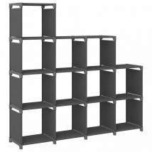 Symple Stuff Elllise 141cm 12 Shelf Shelving Unit - Grey