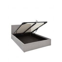 Alexis Ottoman Bed Small Double Grey Modern Spacious Storage Bed for Bedrooms