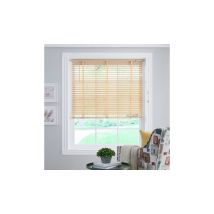 Little Black Book 50mm Venetian Blind Natural 100x130cm Light Filter Privacy