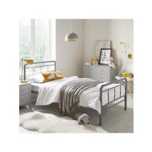 Freddie Children's Metal Single Bed Frame Grey Fast Delivery