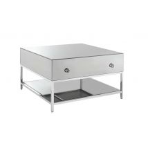 Bianco Smoked Mirror Coffee Table Elegant and Reflective Centerpiece Living Room