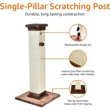 Amazon Basics Large Premium Tall Cat Scratching Post
