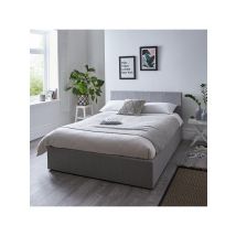 Alexis Fabric Ottoman Storage King Size Bed Grey Stylish and Modern Bed Solution