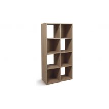 Squares 8 Cube Storage Unit Oak Effect Modular Organiser Shelf Furniture