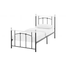 Yani Single Metal Frame Black For Guest Room Kids Bedroom