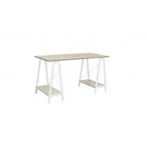 Habitat Trestle Table Office Desk - White