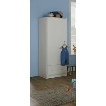 Cuggl Malibu Wardrobe White Compact and Stylish Nursery Storage Solution