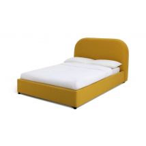 Habitat Layla Kingsize Ottoman Bed Frame Yellow Modern and Spacious Storage Bed