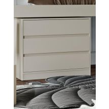 Kiko 3 Drawer Dresser Cashmere Storage Organiser Bedroom Furniture