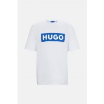 Hugo Blue, T-shirts, Wit, Heren, Maat: L