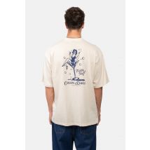 Kaotiko, T-shirts, Ecru, Heren, Maat: M