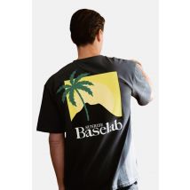 Baselab, T-shirts, Grijs, Heren, Maat: S