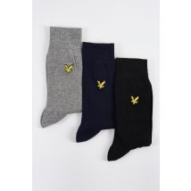 Lyle & Scott, Sokken, Grijs, Heren, Maat: 1SIZE