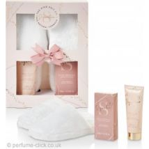 The Kind Edit Co. Signature Slippers Gift Set 150ml Body Wash + 100g Bath Crystals + 1 Pair Slippers