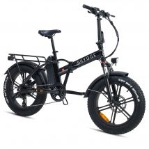 Hygge Vester Electric Bike Onyx Black Foldable With 36V Removable Battery