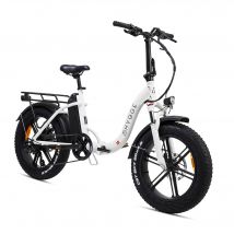 Hygge Vester Step Through Electric Bike Heron White Foldable