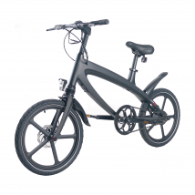 Cruzaa Carbon Black Electric Bike With Built-in Speakers & Bluetooth