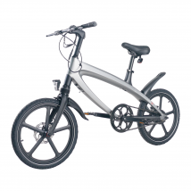 Cruzaa Gun Metal Grey Electric Bike With Built-in Speakers & Bluetooth