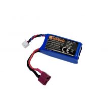 Batterie Lipo DF Models 7.4V 1200mAh prise DEAN - 7637 - - Breizh Modelisme