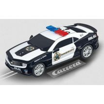 Voiture Carrera GO Chevrolet Camaro Sheriff 64031 - - Breizh Modelisme