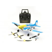 Avion télécommandé V761-5V2 Volantex MUSTANG V2 4CH avec stabilisateur de vol - - Breizh Modelisme