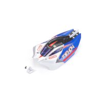 Carrosserie peinte pour Typhon Grom bleu/blanc ARA412005 - - Breizh Modelisme