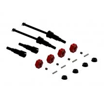 Jeu d'essieux et d'hexagones en métal pour GROM - ARA311198 - - Breizh Modelisme