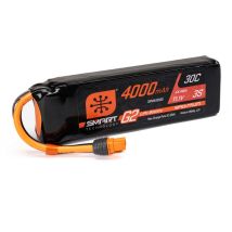 Batterie LiPo 3S 11,1V 4000mAh 30C Smart G2 IC3 - SPMX43S30 - - Breizh Modelisme