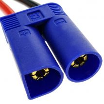 Adaptateur XT90 femelle vers EC5 Male 9132U - - Breizh Modelisme