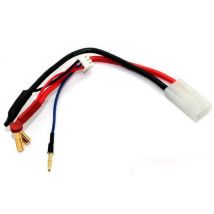Câble de charge PK 4mm avec prise Tamiya équilibrage - - Breizh Modelisme