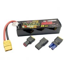 Batterie lipo 3S Bashing 11,1V 8000mAh 100C Dean, XT90, EC5, Traxxas - - Breizh Modelisme