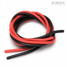 Câble silicone Rouge + Noir 12 AWG (D2.8mm) - 1 Mètre - - Breizh Modelisme