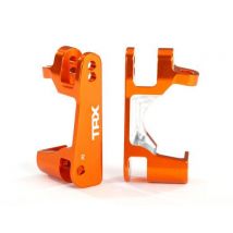 2 Etriers de fusées alu anodisés orange G et D- Traxxas 6832A - - Breizh Modelisme