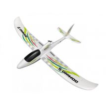 Planeur Domino 5 PNP / 1420 mm (vert) - - Breizh Modelisme