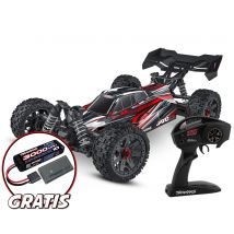 Traxxas Buggy 1/8 Jato 4x4 BL-2S RTR 90154-4 rouge - - Breizh Modelisme