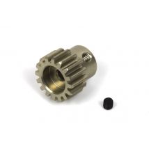 16T Alu Pignon moteur (0.8 M / 32DP 3.175mm) - - Breizh Modelisme