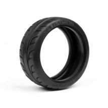 2 pneus 1/10 piste HPI T-grip 26mm 4405 - - Breizh Modelisme