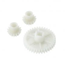 Couronne principale + 2 pignons coniques Wltoys 1/18 A949-24 - - Breizh Modelisme