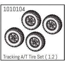 1.2 Tracking A/T Wheel Set - PRO Crawler 1:18 (4)" - - Breizh Modelisme