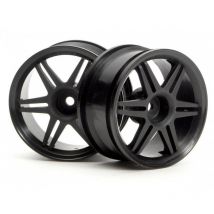 12 SPOKE CORSA Jantes BLACK 26MM (3MM OFFSET) HPI 3801 - - Breizh Modelisme