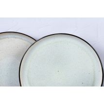 assiette IRIS Ø26cm - 6 pièces - Blanc ivoire
