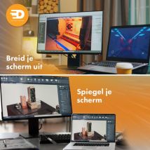 Drivv. Câble HDMI 2.1 8K - Ultra HD High Speed - HDMI vers HDMI - Convient à Xbox Series X & PS5 - 1 mètre - Nylon - Gris