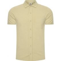 Mario Russo Chemise à manches courtes - Chemise hommes - Polo hommes - t shirt hommes - L - Vert olive clair